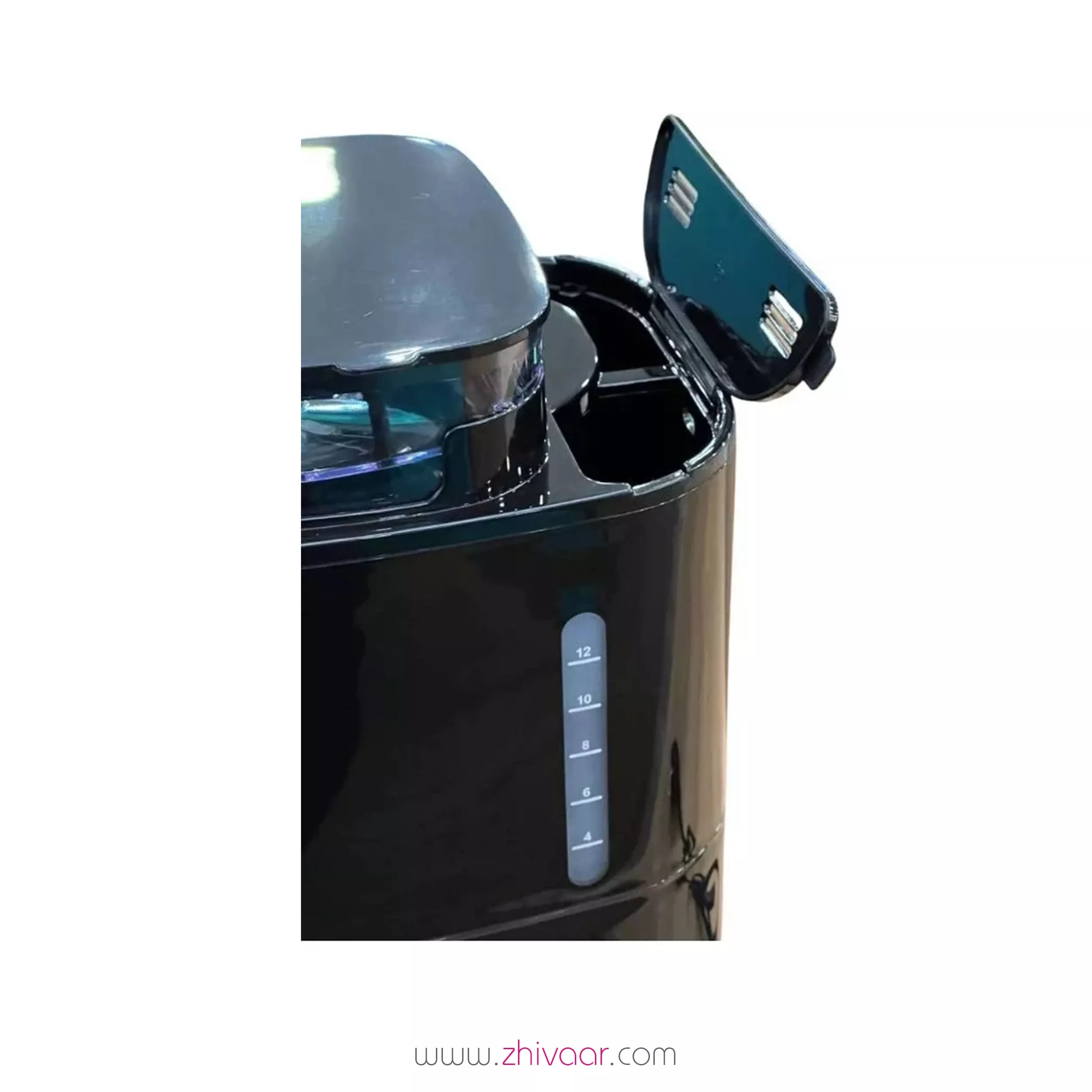 خرید قهوه ساز تکنو مدل TE-825 رنگ مشکي استيل - قهوه ساز تکنو TE 825